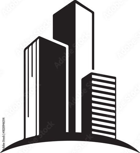 modern city buildings
