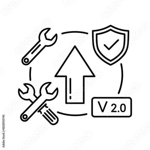 System upgrade and maintenance with security update process