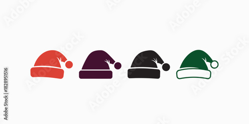 red and yellow plastic caps for crismas