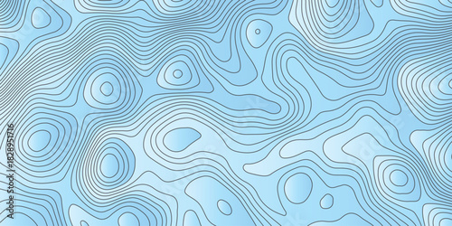 Soft blue abstract topographic contour pattern with smooth flowing lines, organic shapes, and modern minimalist style, ideal for backgrounds, maps, branding, and contemporary graphic design.