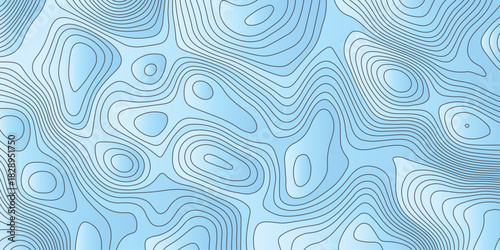 Soft blue abstract topographic contour pattern with smooth flowing lines, organic shapes, and modern minimalist style, ideal for backgrounds, maps, branding, and contemporary graphic design.