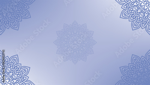 Mandala Background - Gradient round mandala .Hand Made design by vishal Singh. Christmas Fest