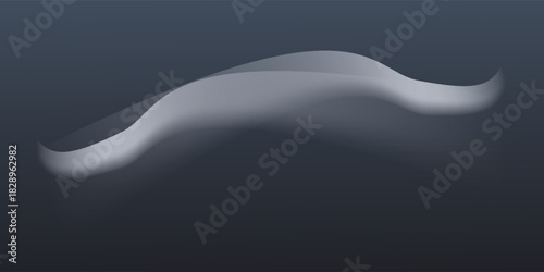 Abstract flowing organic shapes intertwining with serene energy on a dark background.