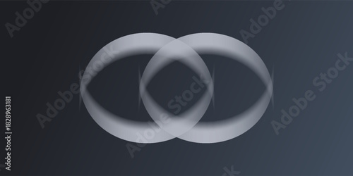 Abstract flowing organic shapes intertwining with serene energy on a dark background.