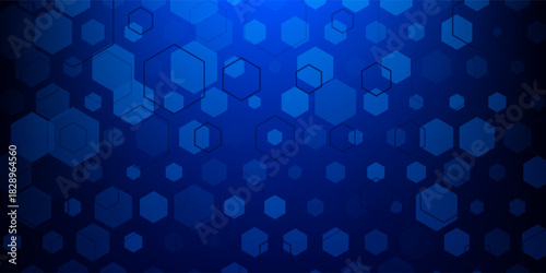 Abstract digital corporate background with hexagons shape pattern. technology or medical background