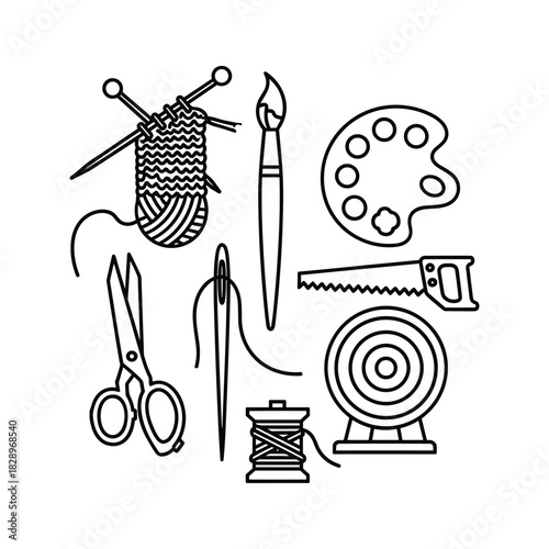 Timely Completion Clock with Checkmark Icon Set