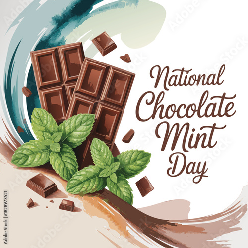 National Chocolate Mint Day Celebrate national chocolate mint day with delicious art and flavor