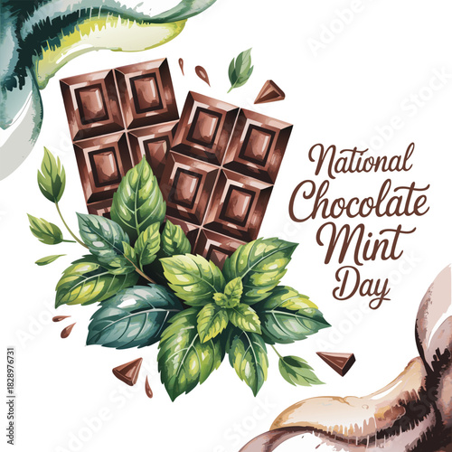 National Chocolate Mint Day Celebrate national chocolate mint day with delicious art and flavor