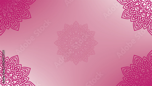 Mandala Background - Gradient round mandala .Hand Made design by vishal Singh. Christmas Fest