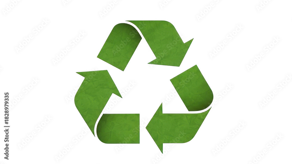 Fototapeta premium Recycle symbol isolated on transparent background