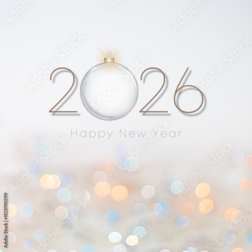 White Exciting 2026 Happy New Year Instagram Post - 1
