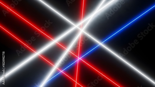 Dynamic Laser Light Show, Abstract Patterns, Indoor Event, Digital Art, Dark Environment, High Angle View, Visual Concept