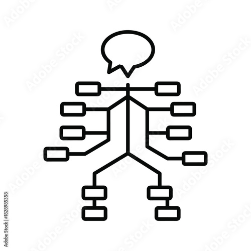 Streamline project planning using a simple modern flowchart for improved workflow efficiency and organization