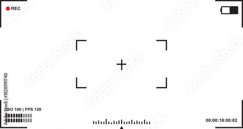Camera Viewfinder Interface Recording Overlay