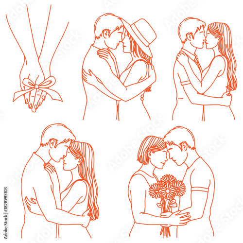 Vector illustration of a woman's body silhouette, a beauty sketch drawing for fashion design art