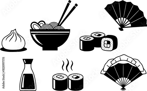 japanese food icons