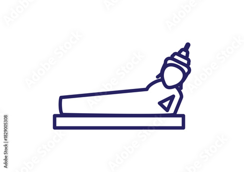 Monument Lying Buddha Asian Temple