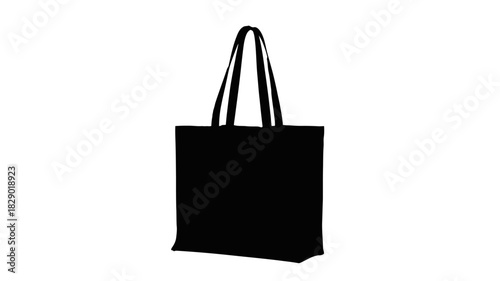 Reusable tote bag mockup for eco-friendly lifestyle and sustainable shopping habits, stylish canvas bag design