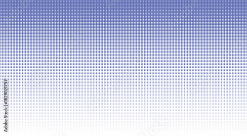 Vibrant blue Halftone Dotted Vertical Gradient Background. Abstract Vector Pattern Wallpaper