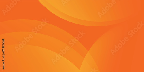 Colorful geometric background. Orange elements with fluid gradient. Dynamic shapes composition. Eps10 vector
