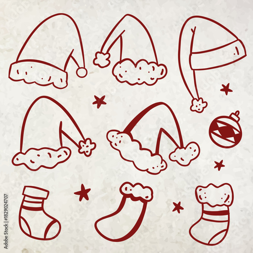 Elementos Lineales para Navidad Hecho a Mano