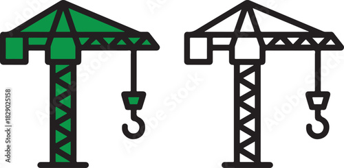 construction crane icon