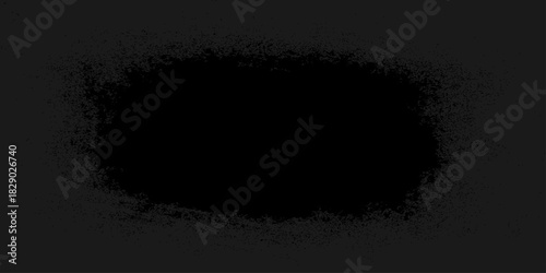 Abstract black and white grunge texture background with dirty ink frame design and space for text