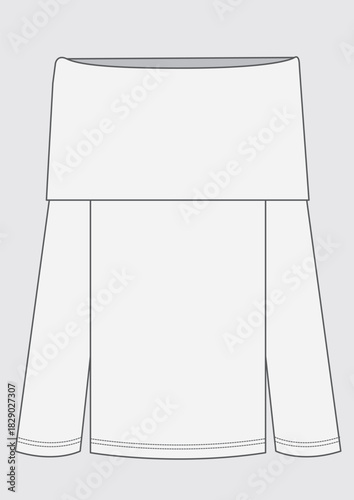 off shoulder woman girl top and blouse