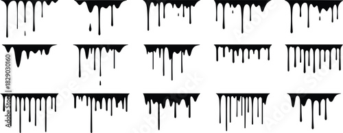 Ink, Syrup, or Slime Splatters for Horror and Graffiti Design