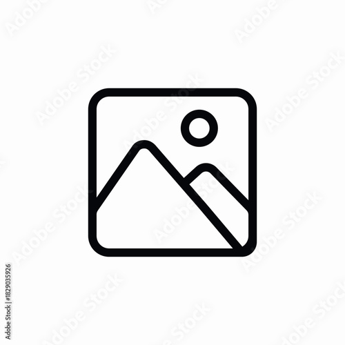 picture photo icon sign vector