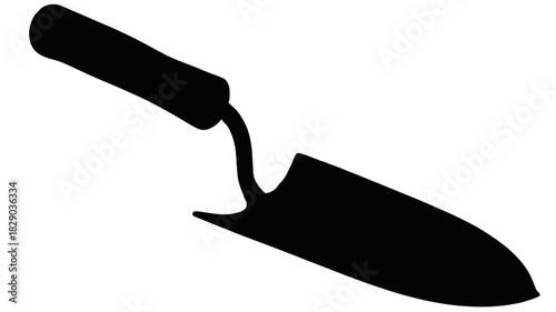 Essential garden trowel isolated for planting and digging, a tool for spring landscaping projects