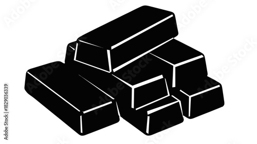 Stack of gold bars representing wealth and investment opportunities for financial success concept