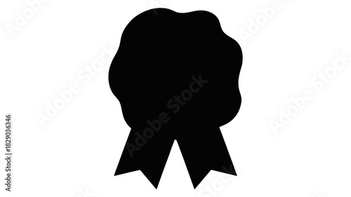 Elegant ribbon graphic for awards and recognition projects, perfect for social media promotions or website design