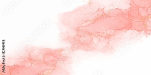 Pink abstract texture smoke on white wallpaper background with red rose closeup