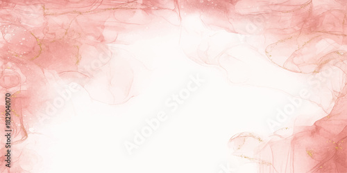Abstract pink smoke texture and rose color paint pattern background