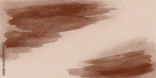 Close up of a brush applying black and white paint like foamy waves on a sandy beach