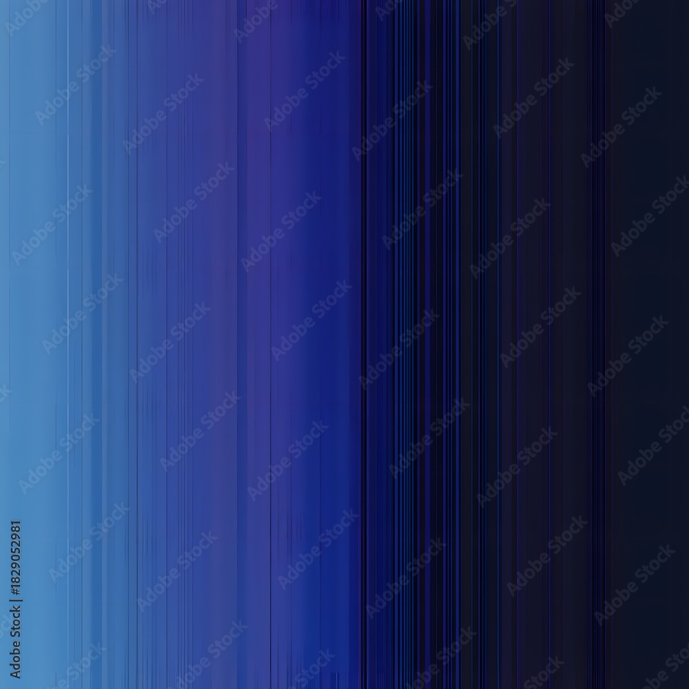 Fototapeta premium A smooth blue vertical line gradient texture featuring soft transitions from light to deep navy, ideal for modern design, digital branding, web graphics, posters, and creative backgrounds.