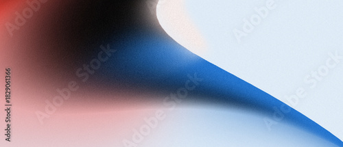 Soft Grainy Gradient Background with Blue and Red Color Flow