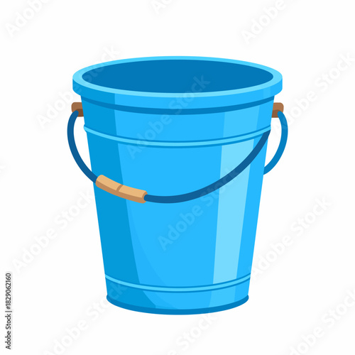 thai water festival bucket icon flat cute 