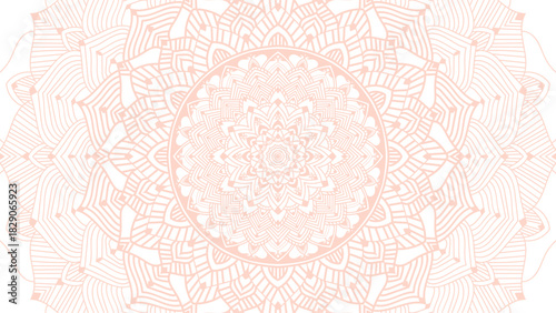 Mandala Background - Gradient round mandala .Hand Made design by vishal Singh. Christmas Fest
