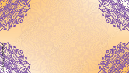 Mandala Background - Gradient round mandala .Hand Made design by vishal Singh. Christmas Fest