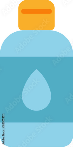 Illustration of a Bottle of Lotion