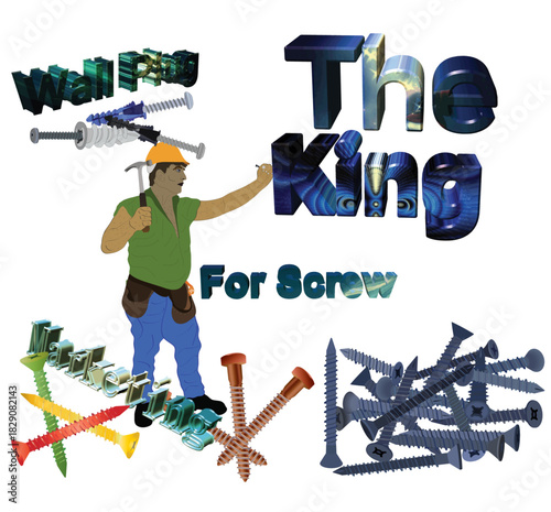 The king For Screw In blue color with new products and a variety of supplies.ai