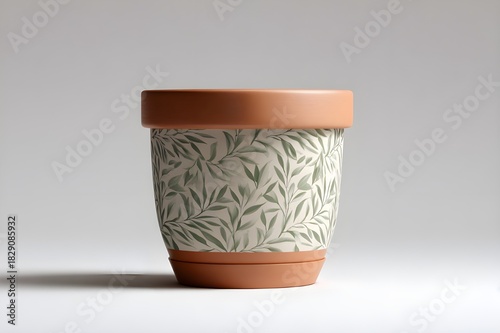 Sage And Terracotta Aquarelle Clay Pot Herb Pattern Botanical Watercolor Art Mediterranean Garden Design Inspiration