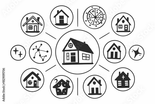 A Set of Icons for the Astrological House System