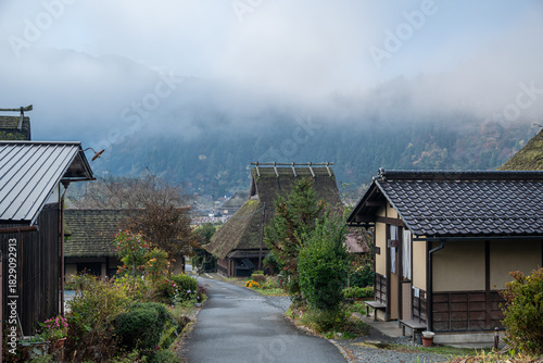 美山かやぶきの里の秋