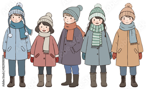 冬服の子どもたち04