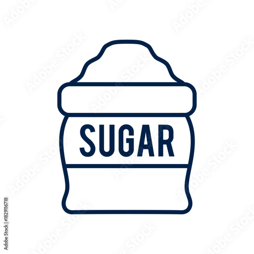 Sugar vector illustration icon design trendy