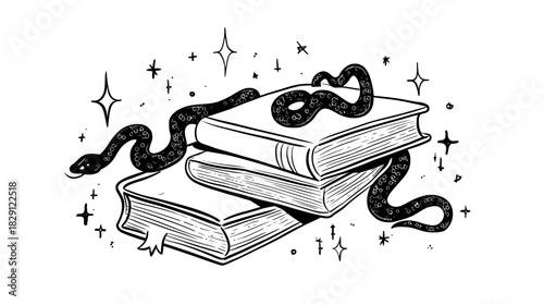 Black and white line art illustration of hands holding a heart-shaped gift box with a bow, symbolizing love, romance, and celebration.