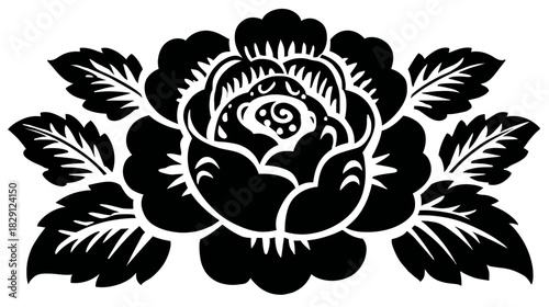 Black and white line art illustration of hands holding a heart-shaped gift box with a bow, symbolizing love, romance, and celebration.